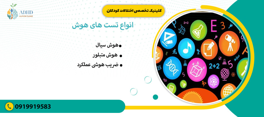 انواع تست های هوش